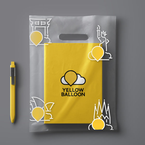 Yellow Balloon branded stationary