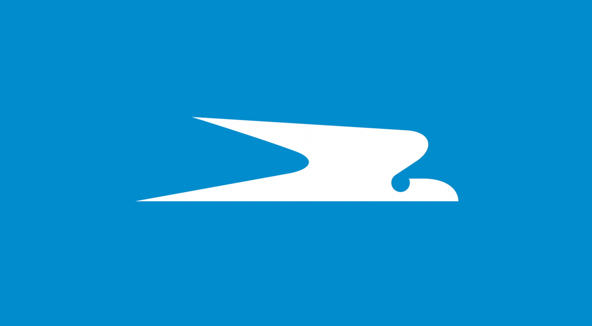 Aerolíneas Argentinas’s logo in white on blue background
