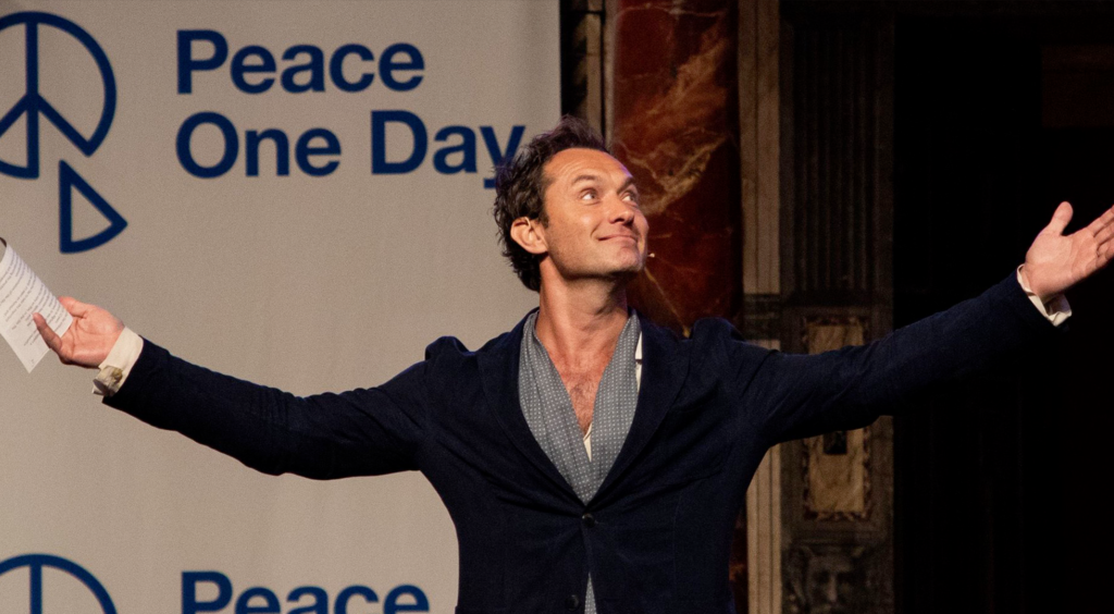 Jude Law at Peace One Day event 