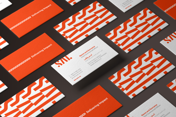 Branded business cards for SAL