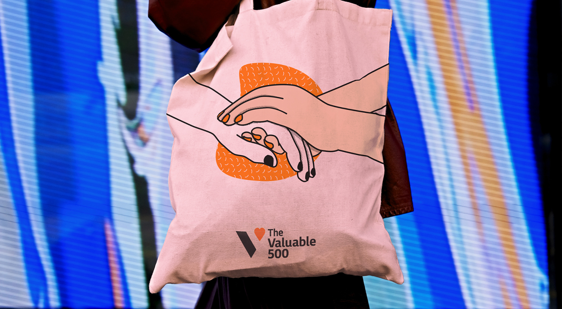 Branded tote bag 