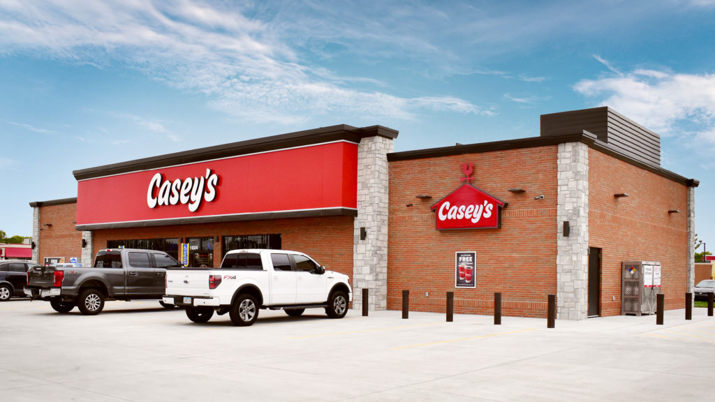 Casey's branded store front