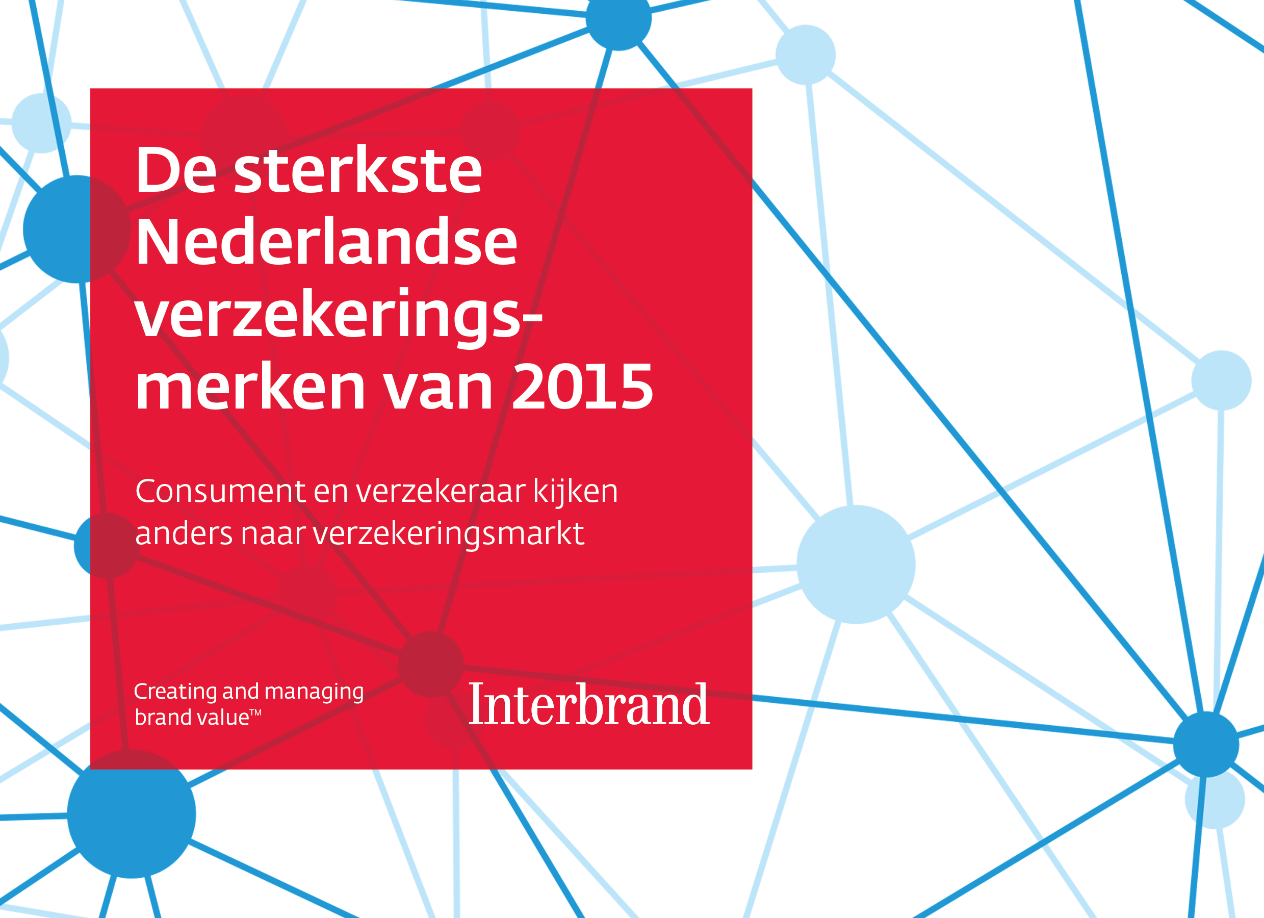 De sterkste Nederlandse verzekerings - merken van 2015