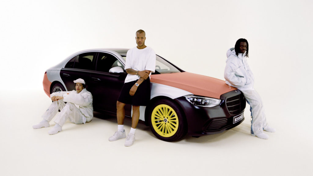 Mercedes-Benz x Heron Preston Airbag Concept Collection; Thibaut Grevet for Mercedes-Benz 